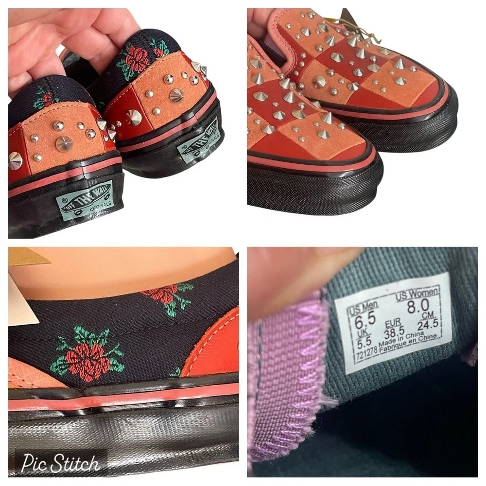 Gucci Vault × VANS Collection slip-on size US Women, 8.0 Men 6.5